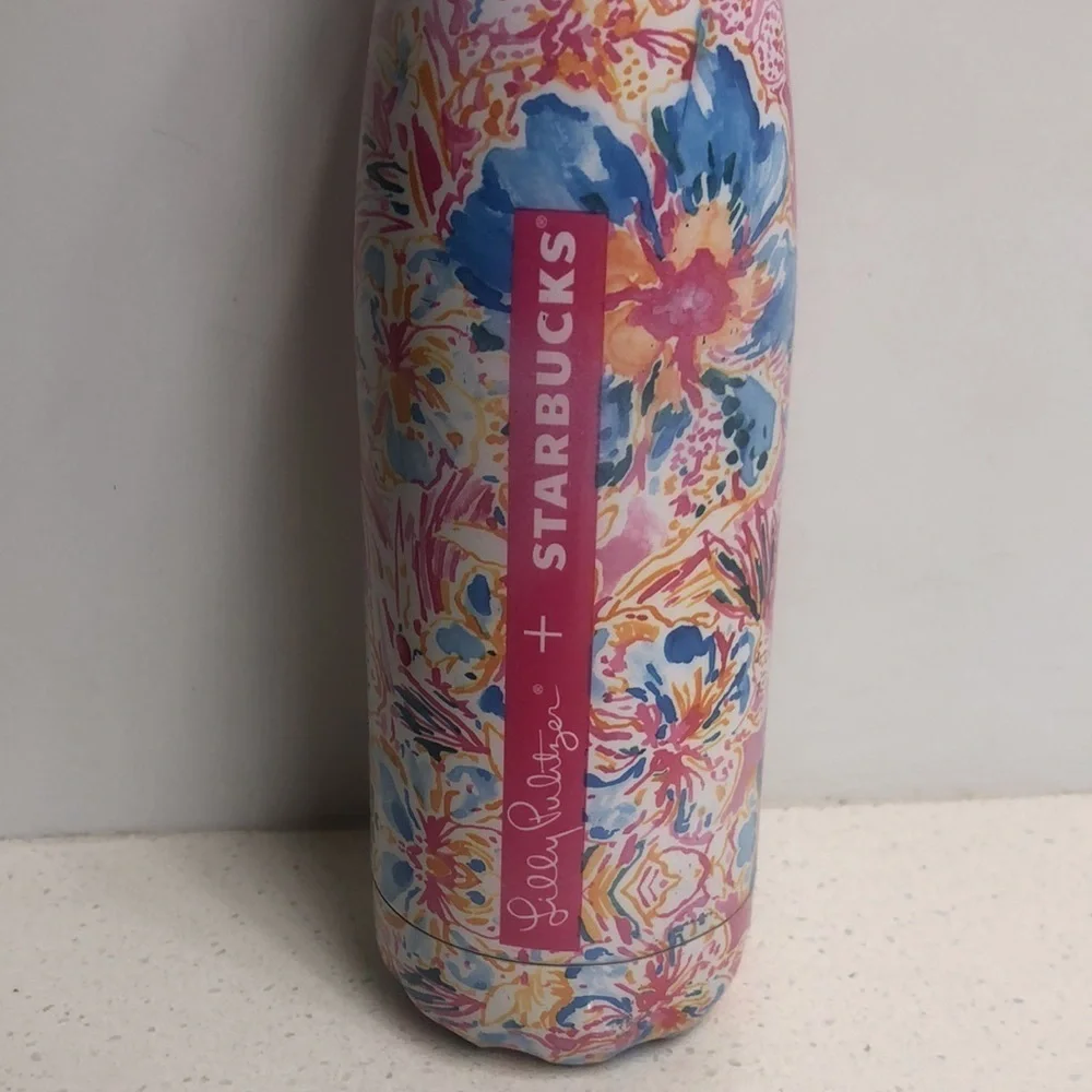 Starbucks Lilly Pulitzer Swell Stainless Steel Water Bottle